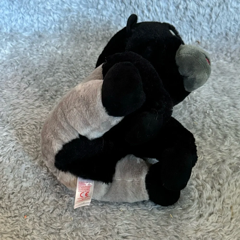 Ty Classic Bo Monkey Plush 9” Black Chimp Stuffed Animal Big Eyes Toy